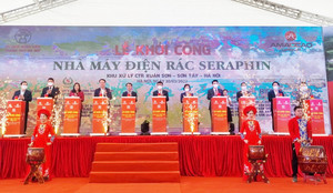 Tập đoàn AMACCAO khởi công nhà máy điện rác Seraphin gần 4.000 tỷ đồng