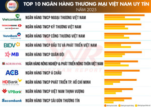 Bảng xếp hạng ngân hàng năm 2025: TPBank 'mất hút' khỏi top 10, HDBank tỷ phú Nguyễn Thị Phương Thảo bứt tốc