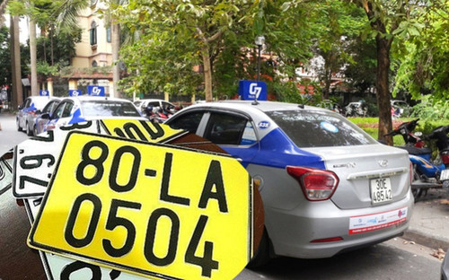 Về quy định chuyển sang dùng biển số màu vàng, Grab, Be và hãng taxi nói gì?